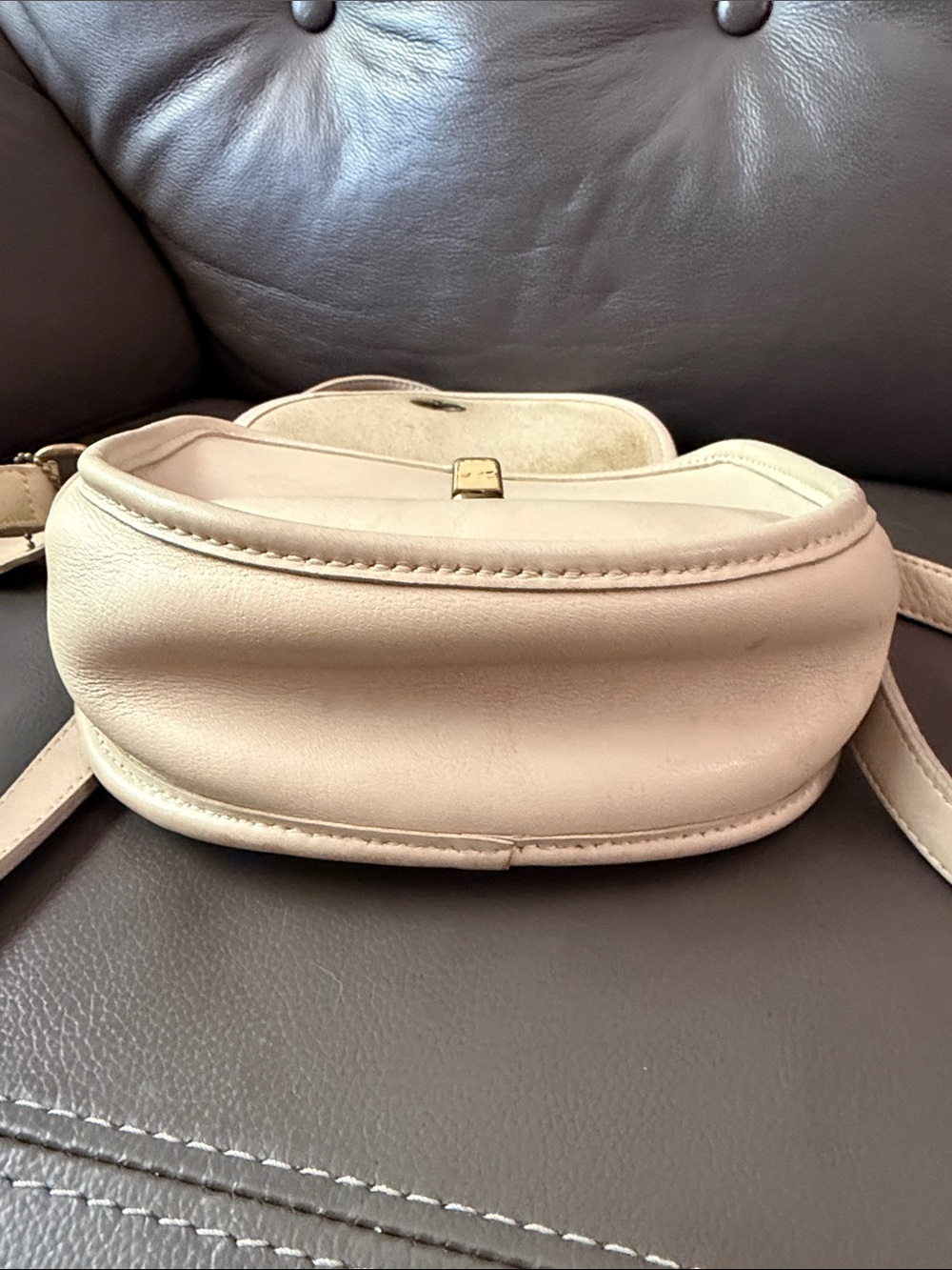 Vintage Coach Watson Bag 9981 Bone Cream - Picture 10 of 15